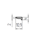 МП-640161 Подкладка под заполнение L=100мм
