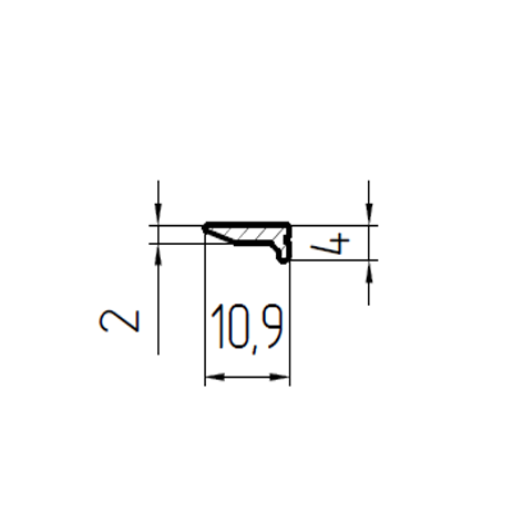 МП-640161 Подкладка под заполнение L=100мм