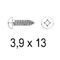 Самонарезающий винт DIN 7981 / ISO 7049