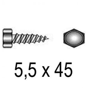 ВС 5,5х45 DIN7976