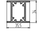 МП-4051 Закладная L=250мм