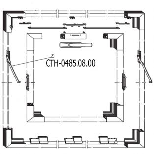 Ножницы фрамужные СТН-0485.08.00