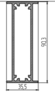 МП-4055 Закладная  L=80мм
